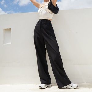 Abba trouser in black